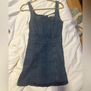 Denim reformation mini dress